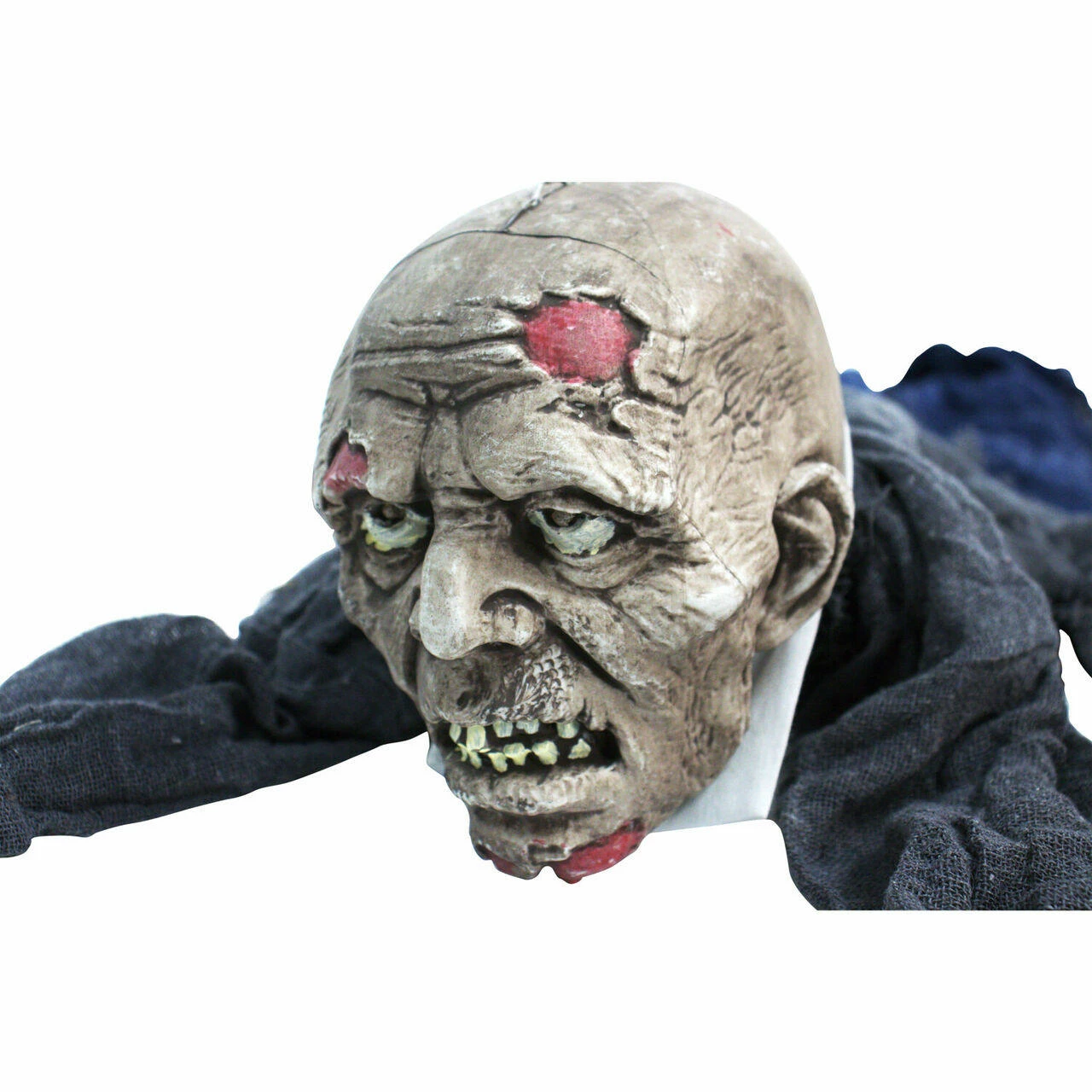 Fraser Hill Farm 62 In. Animatronic Zombie, Flashing Red Eyes, Poseable, Battery-Operated - Image 10