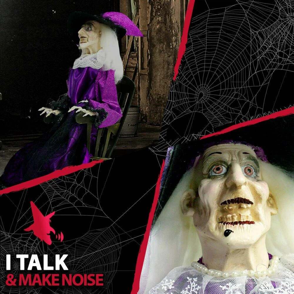 Fraser Hill Farm Animatronic Witch, Talking And Moving (Gale) - Image 4