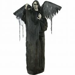 Fraser Hill Farm Life-Size Poseable Animatronic Reaper W/ Flashing Red Eyes (Deceiver)