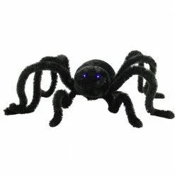 Fraser Hill Farm Animatronic Crawler Spider With Flashing Blue Eyes 36 Inches