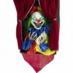 Fraser Hill Farm Animatronic Talking Clown With Flashing Red Eyes (Joker)