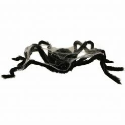 Fraser Hill Farm Haunted Hill Farm 2.5-ft. Spider With Web Animatronic, Battery-Operated