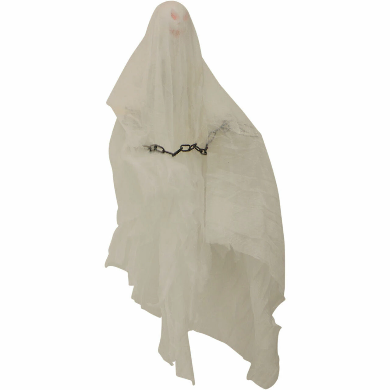 Fraser Hill Farm Haunted Hill Farm 32-In. Animatronic Hanging Ghost, Indoor/Outdoor Halloween Decoration, Red LED Eyes, Poseable, Battery-Operated, NORMA, HHMNGHST-2HLSA - Image 6
