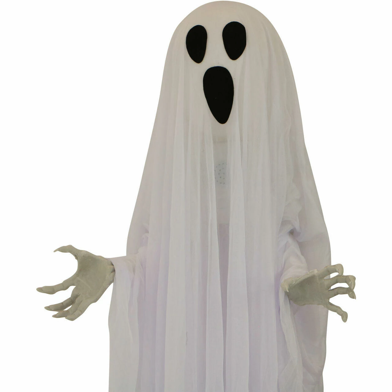 Fraser Hill Farm Haunted Hill Farm 5-ft. Animatronic Hanging Ghost, Red LED Lights, Poseable, Battery, Oracle - Image 8