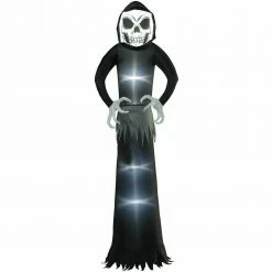 Fraser Hill Farm 12-Ft. Halloween Inflatable Ghost With Lights