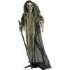 Fraser Hill Farm Life-Size Poseable Animatronic Reaper With Flashing Red Eyes (Jinx)