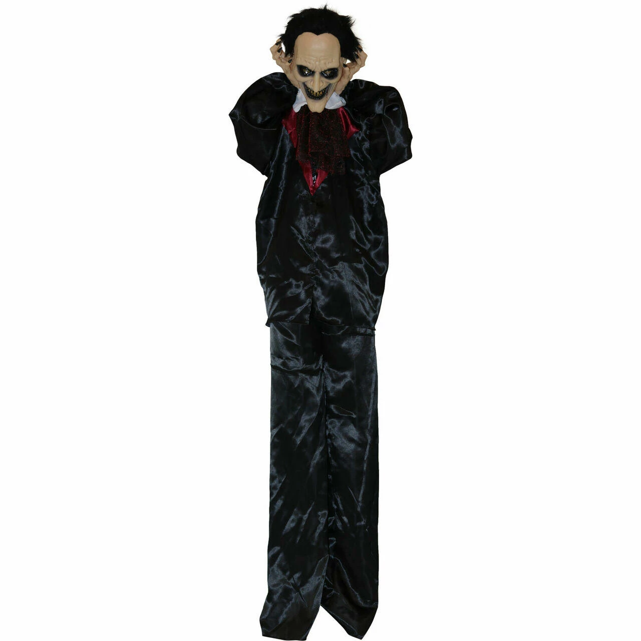 Fraser Hill Farm Haunted Hill Farm 5.6-ft. Vampire Animatronic, LED Red Eyes, Battery-Operated
