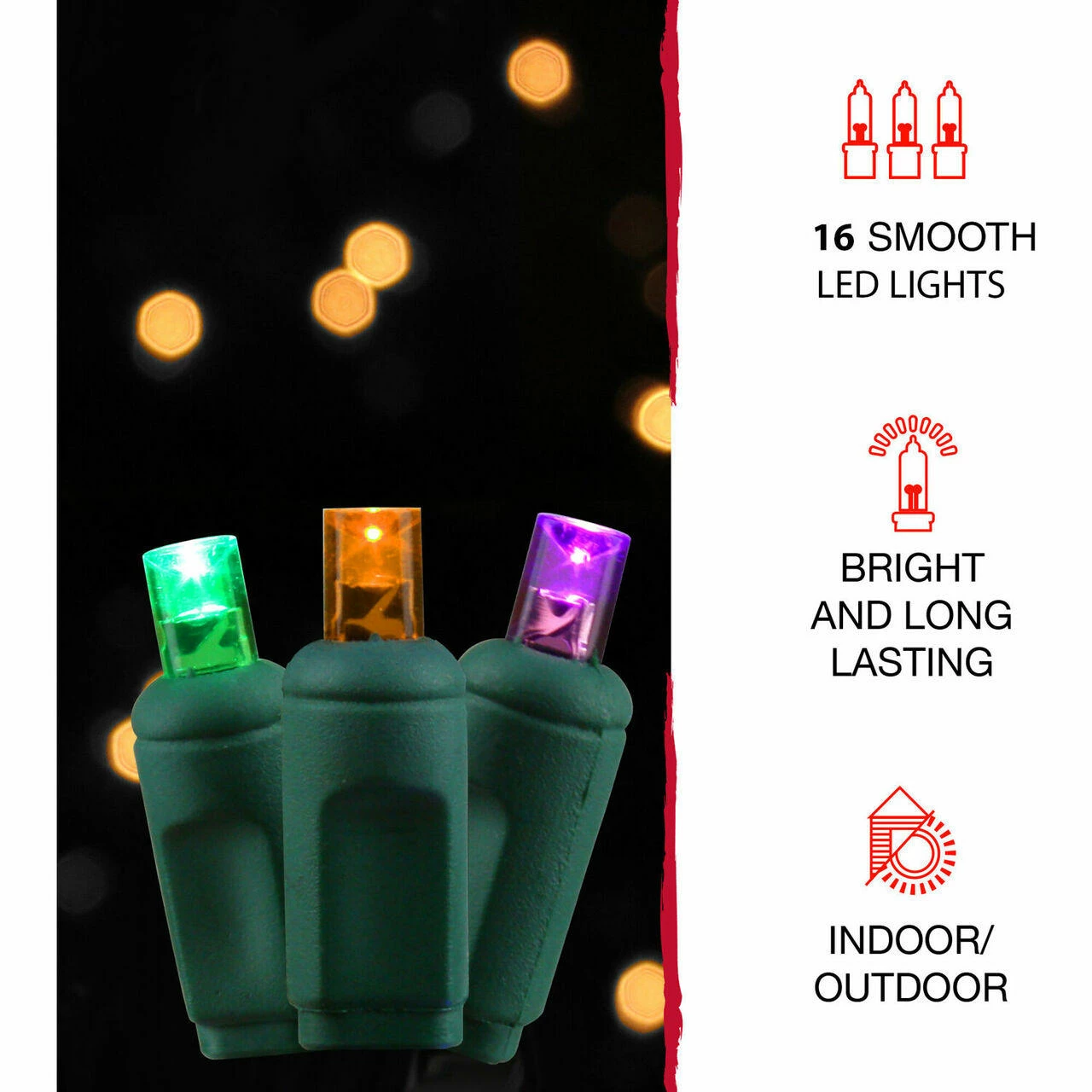 Fraser Hill Farm Haunted Hill Farm 36-In. Pre-Lit Halloween Stacked Pumpkin Trio Decoration - Image 3