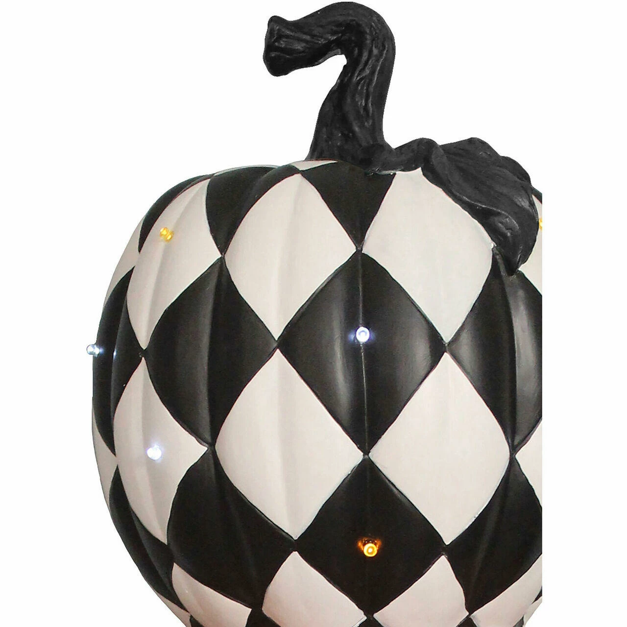 Fraser Hill Farm Haunted Hill Farm 36-In. Pre-Lit Halloween Stacked Pumpkin Trio Decoration - Image 4