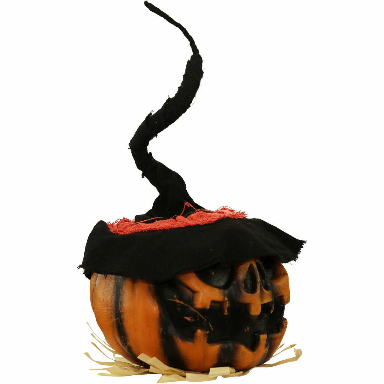 Fraser Hill Farm Haunted Hill Farm 1.8-ft. Shaking Pumpkin W/ Witch Hat, Battery - Image 6