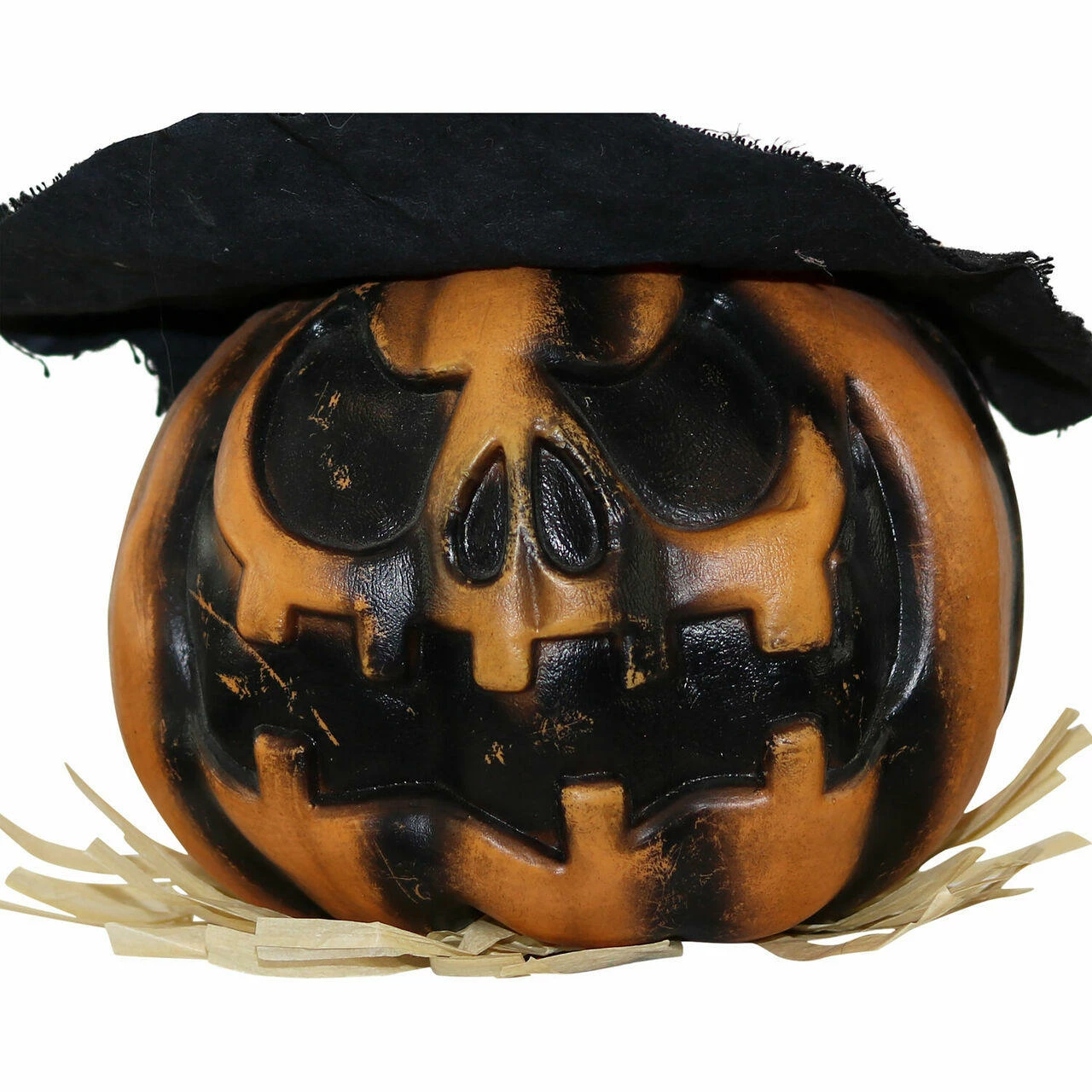 Fraser Hill Farm Haunted Hill Farm 1.8-ft. Shaking Pumpkin W/ Witch Hat, Battery - Image 7