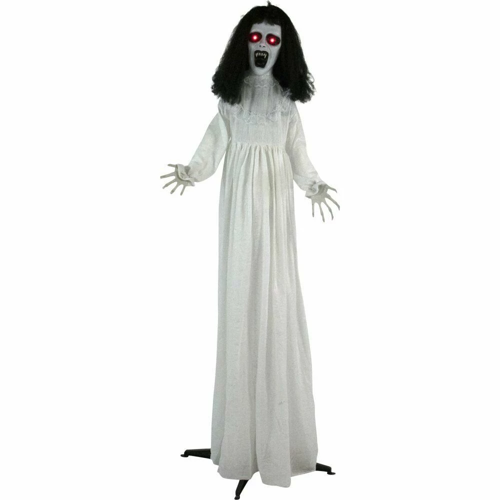 Fraser Hill Farm Life-Size Poseable Animatronic Bride With Flashing Red Eyes (Hilga)
