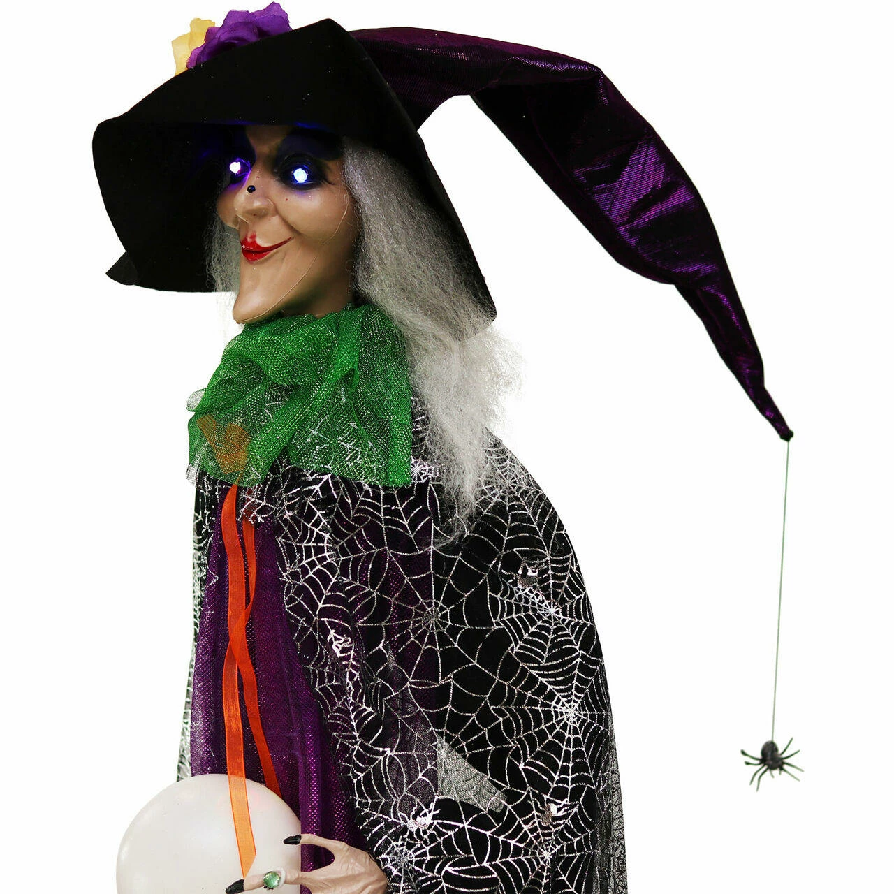 Fraser Hill Farm Haunted Hill Farm 4.3-ft. Witch Animatronic, Poseable, Battery-Operated - Image 9