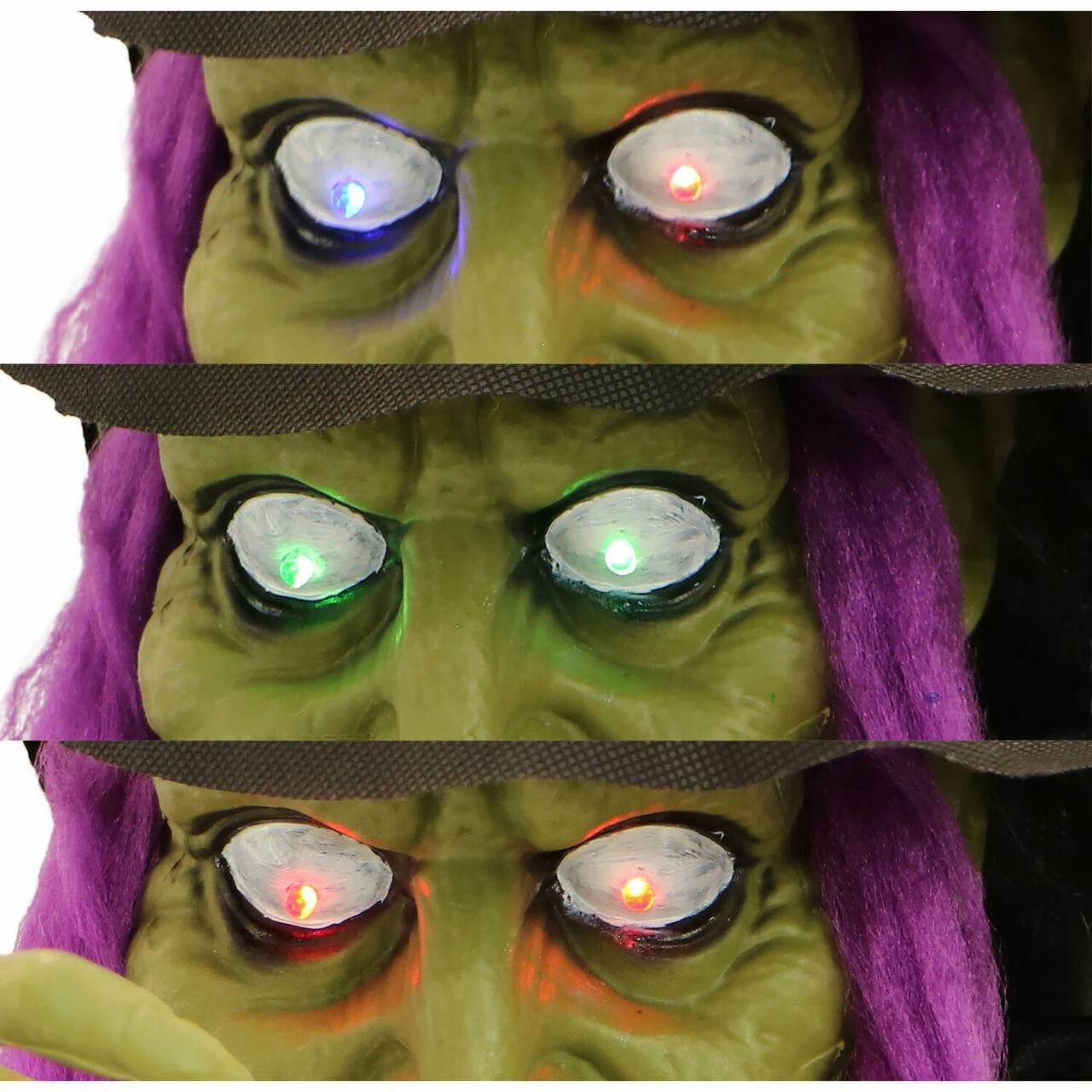 Fraser Hill Farm Haunted Hill Farm 5.75-ft. Hanging Witch Animatronic, Poseable, Battery-Operated - Image 5