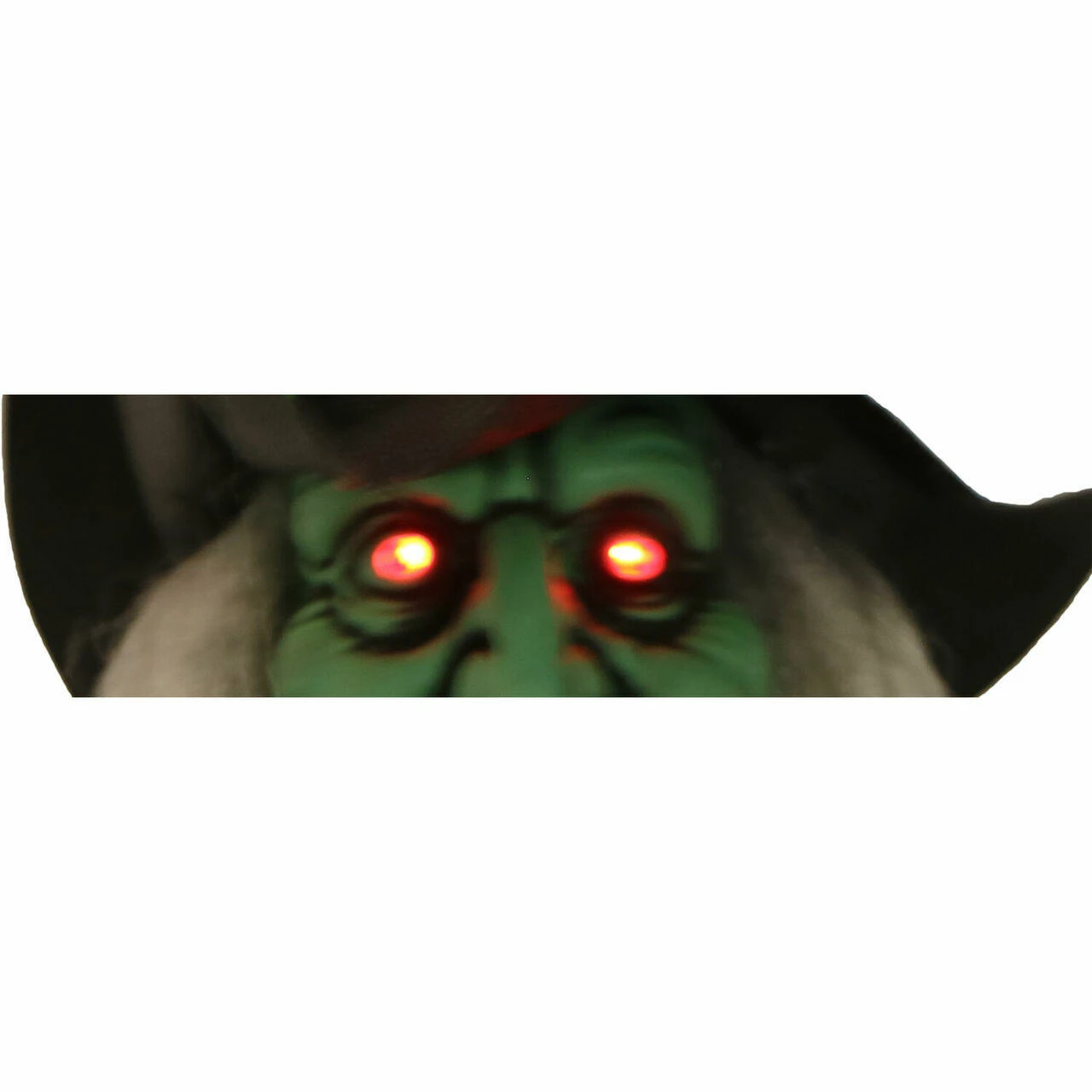 Fraser Hill Farm Haunted Hill Farm 40-In. Hanging Witch Prop With Red LED Eyes, Indoor Or Covered Outdoor Halloween Decoration, Battery-Operated, Whining Wench, HHWITCH-29HLSA - Image 5