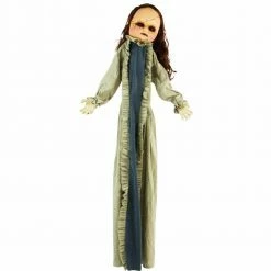 Fraser Hill Farm Life-Size Poseable Animatronic Zombie With Flashing Red Eyes