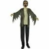 Fraser Hill Farm Life-Size Poseable Animatronic Zombie With Light-up Colorful Eyes