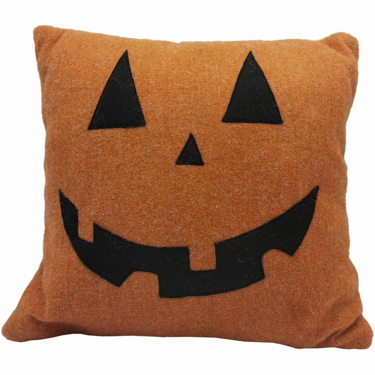 Fraser Hill Farm Haunted Hill Farm 15.5-In. Happy Jack O'Lantern Accent Pillow, Orange