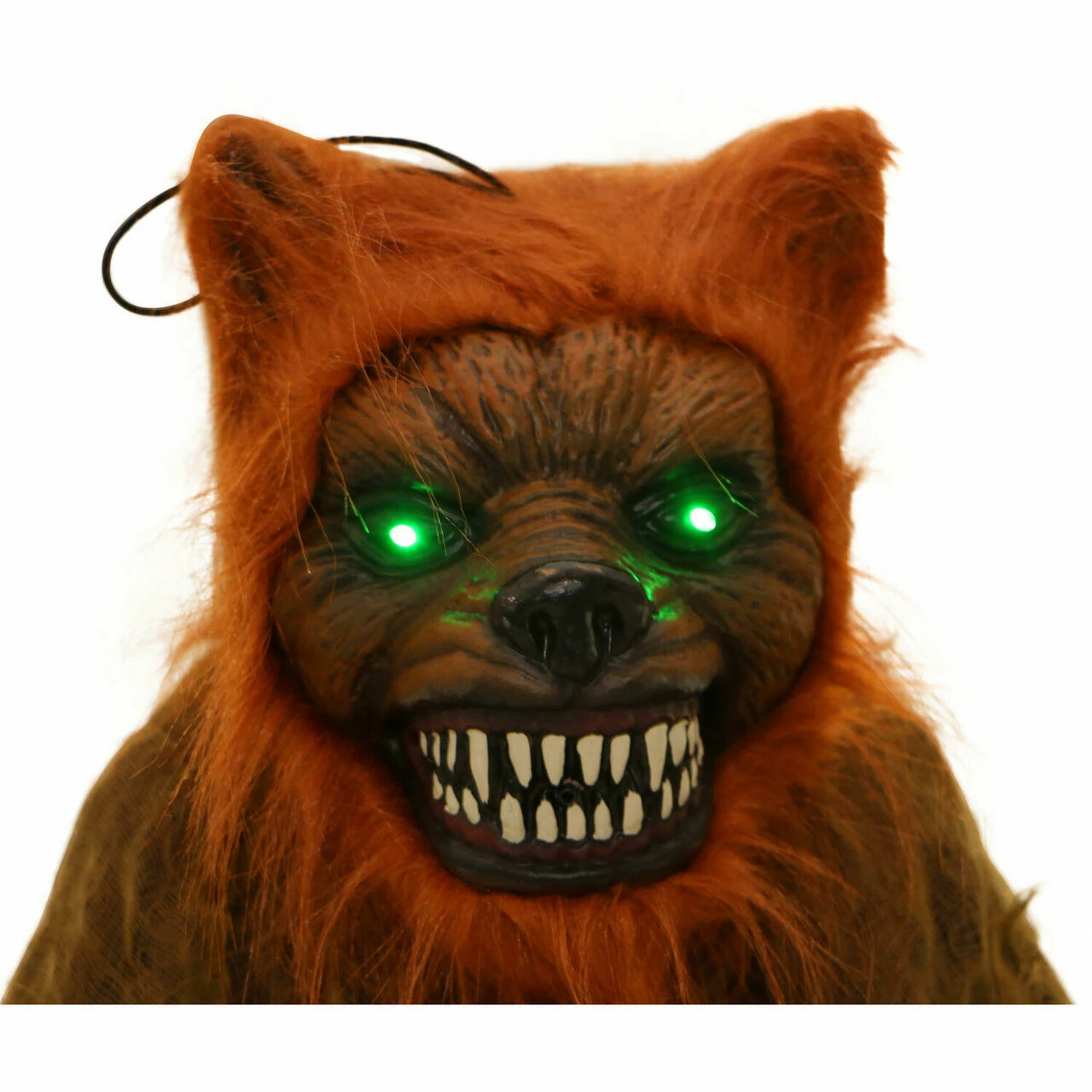 Fraser Hill Farm Haunted Hill Farm 5.2-ft. Standing Wolf Animatronic, Poseable, Battery - Image 9