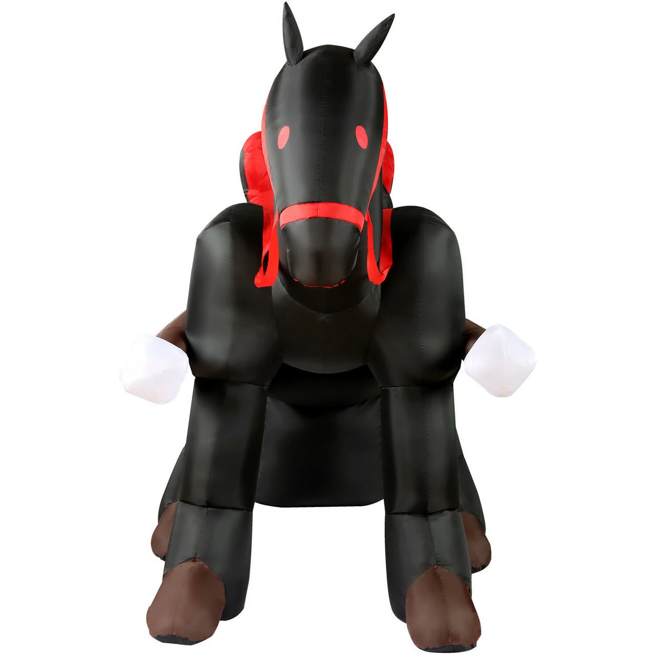 Fraser Hill Farm Haunted Hill Farm 6-Ft.Tall Pre-Lit Inflatable Skull Carriage, - Image 9