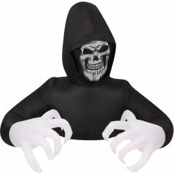 Fraser Hill Farm Haunted Hill Farm 4.9-Ft. Inflatable Pre-Lit Grim Reaper