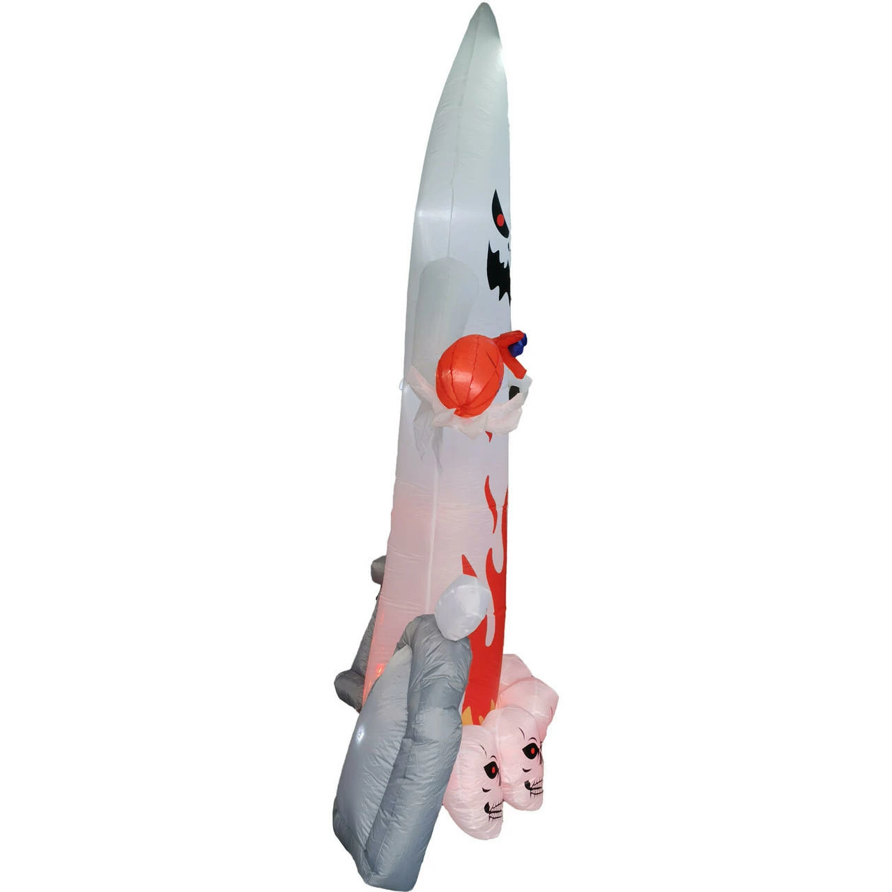 Fraser Hill Farm Haunted Hill Farm 9-Ft. Inflatable Pre-Lit Ghost With Heart And Tombstones - Image 7