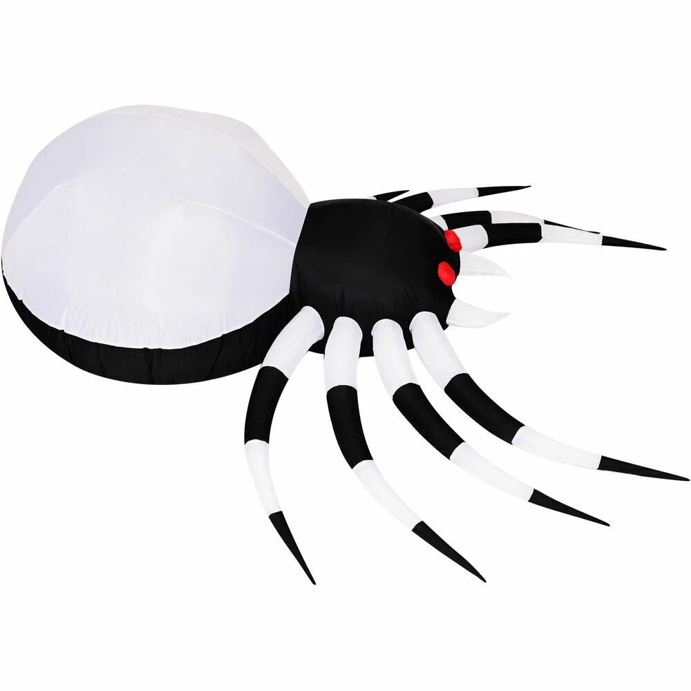 Fraser Hill Farm Haunted Hill Farm 6-Ft. Inflatable Pre-Lit Spider With Disco Lights - Image 9