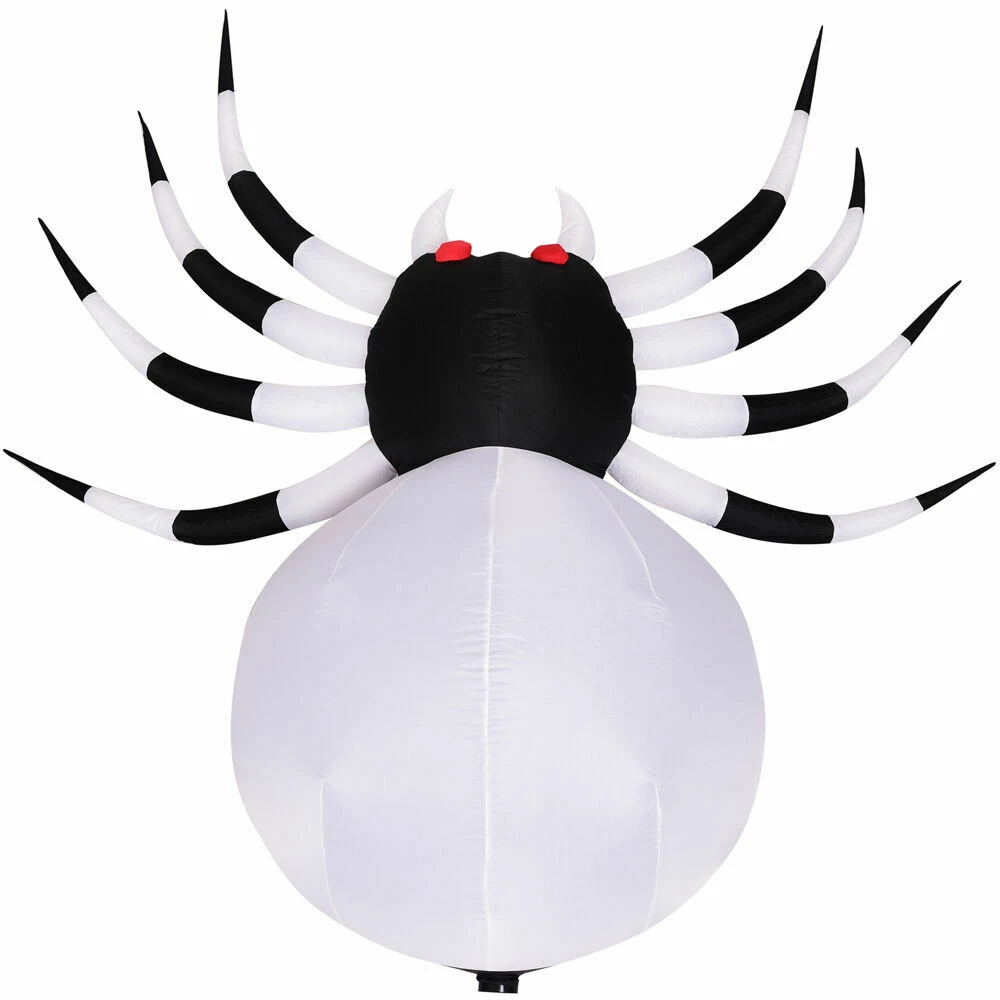 Fraser Hill Farm Haunted Hill Farm 6-Ft. Inflatable Pre-Lit Spider With Disco Lights - Image 10