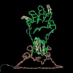 Fraser Hill Farm Haunted Hill Farm Halloween Zombie Hand LED Light (26 In. X 36 In.)