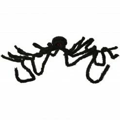 Fraser Hill Farm Haunted Hill Farm 6-ft. Black Spider, Poseable