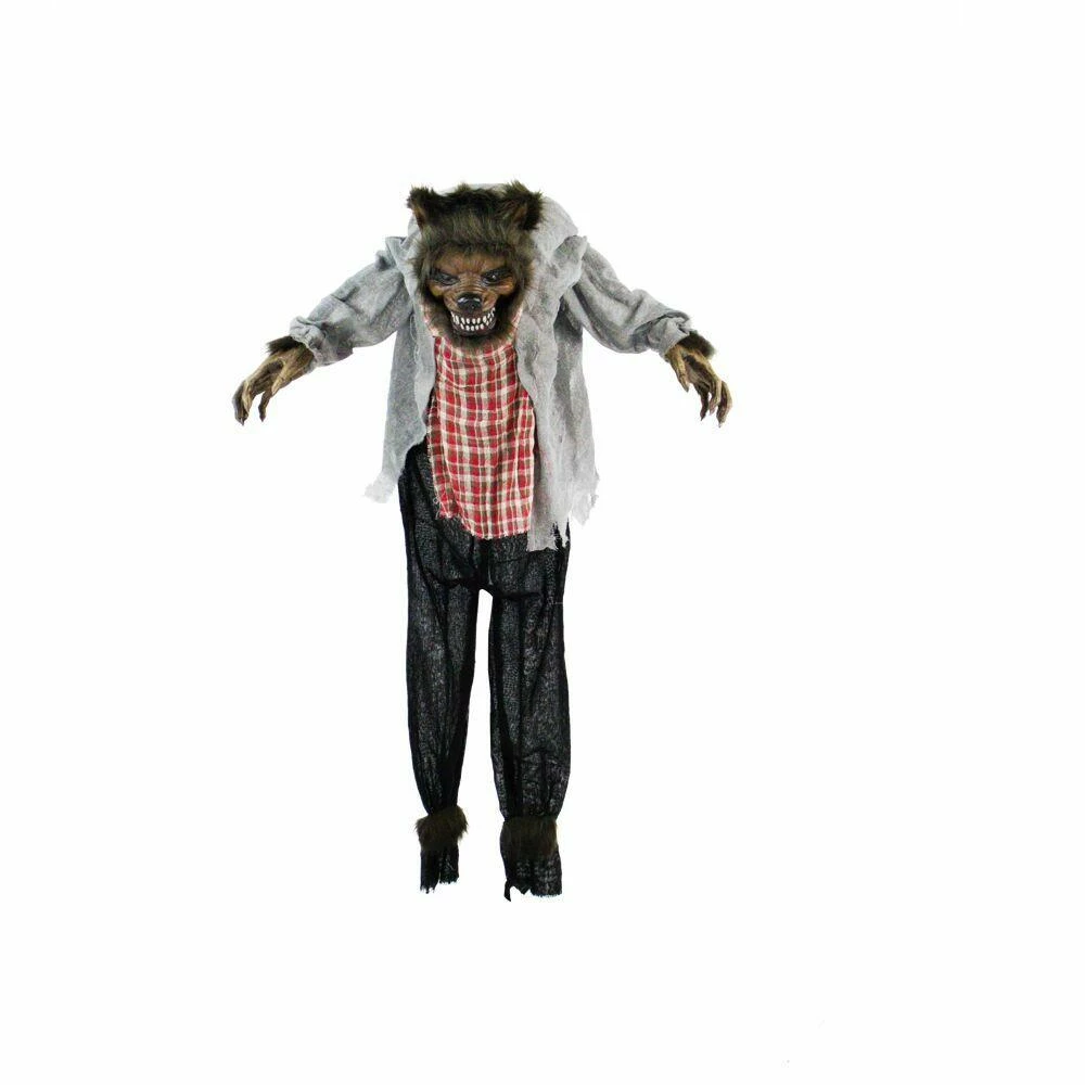 Fraser Hill Farm Life-Size Poseable Animatronic Werewolf With Red Flashing Eyes - Image 12