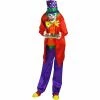 Fraser Hill Farm Life-Size Poseable Animatronic Clown With Flashing Red Eyes (Chuckles)