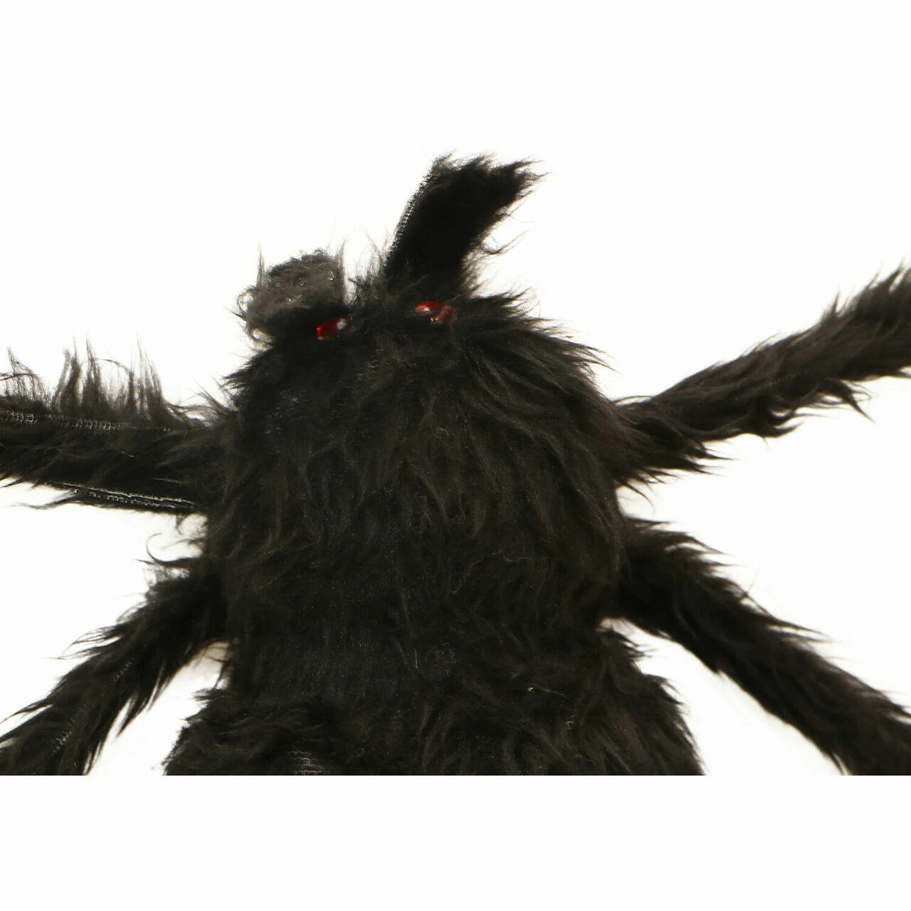 Fraser Hill Farm Haunted Hill Farm Giant Hanging Spider Prop With Red Beady Eyes, Indoor Or Covered Outdoor Scary Halloween Decoration, Poseable, Horatio, HHSPD-6H - Image 7