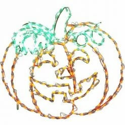 Fraser Hill Farm Happy Jack-O-Lantern Indoor/Outdoor LED Lights