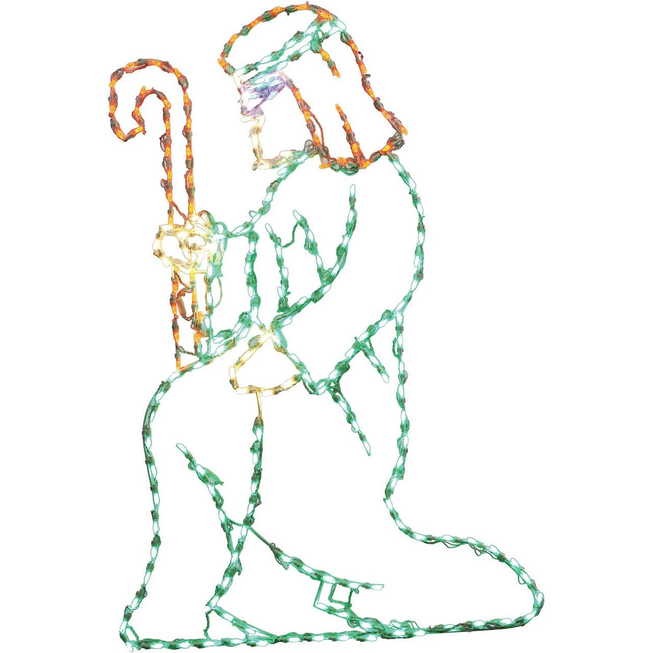 Fraser Hill Farm 3-Piece Nativity Set W/ Joseph (51" X 34"), Mary (43" X 33") And Jesus (37" X 32") Lights - Image 6