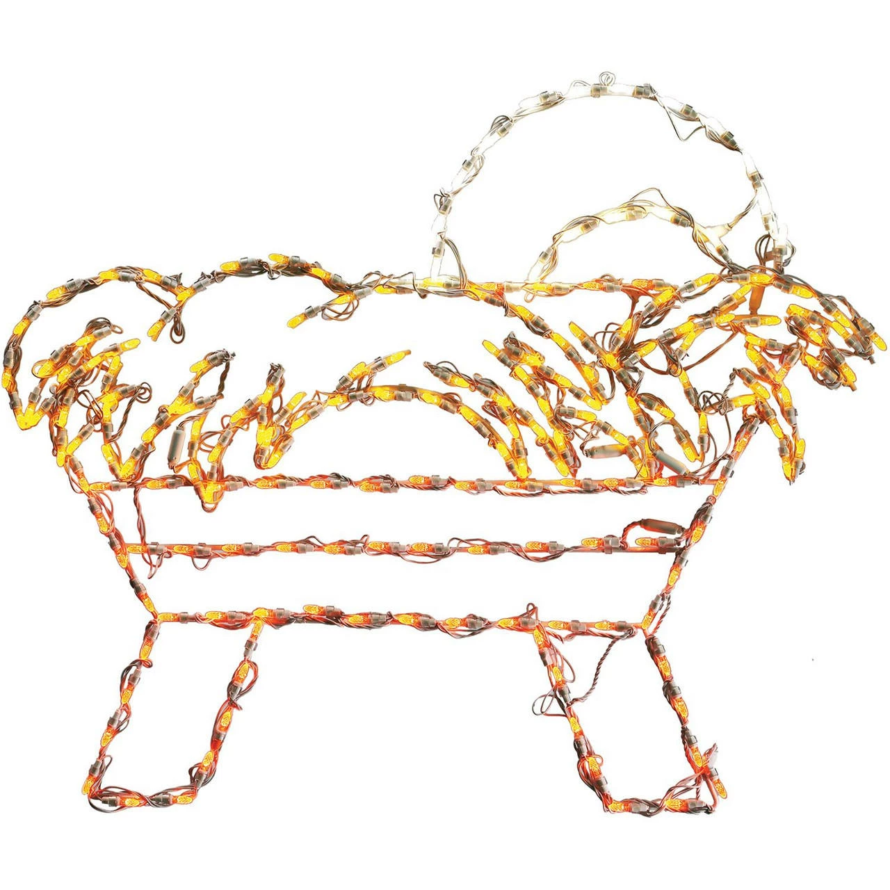 Fraser Hill Farm 3-Piece Nativity Set W/ Joseph (51" X 34"), Mary (43" X 33") And Jesus (37" X 32") Lights - Image 7