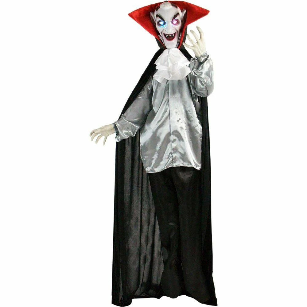 Fraser Hill Farm Life-Size Poseable Animatronic Vampire With Flashing Eyes