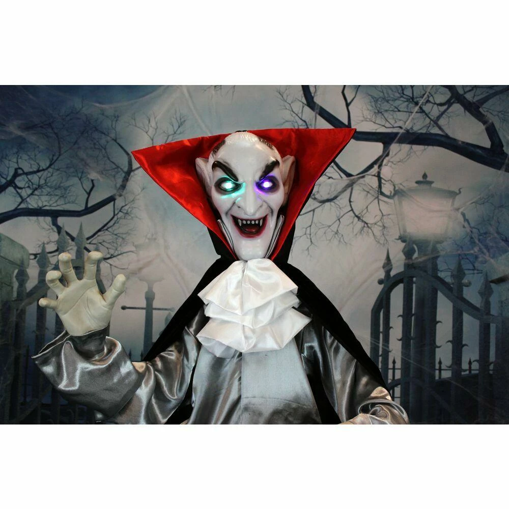 Fraser Hill Farm Life-Size Poseable Animatronic Vampire With Flashing Eyes - Image 2