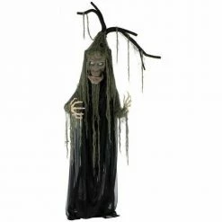 Fraser Hill Farm Life-Size Animated Haunted Talking Tree Prop With Moving Mouth